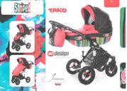 Детские коляски новинки,  Коляска универсальная TAKO Design Striped